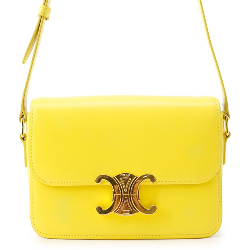 Celine shoulder bag Teen Triomphe leather 188423 CELINE handbag